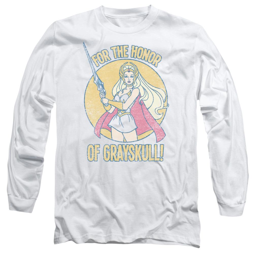 She-Ra Honor Of Grayskull Men's 18/1 Cotton Long-Sleeve T-Shirt