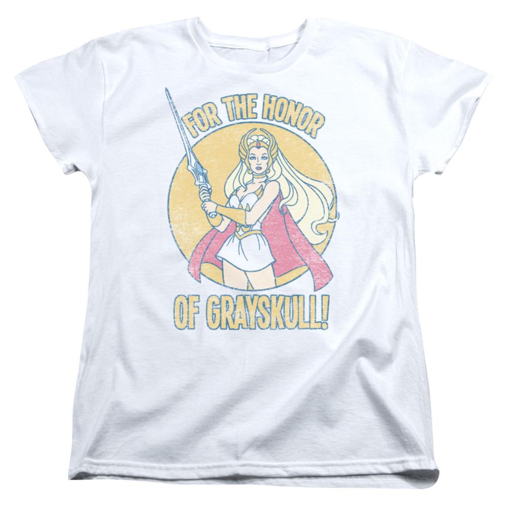 She-Ra Honor Of Grayskull Women's 18/1 Cotton Short-Sleeve T-Shirt