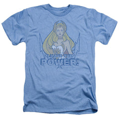 She-Ra Power Men's 30/1 Heather 60 40 Poly Short-Sleeve T-Shirt