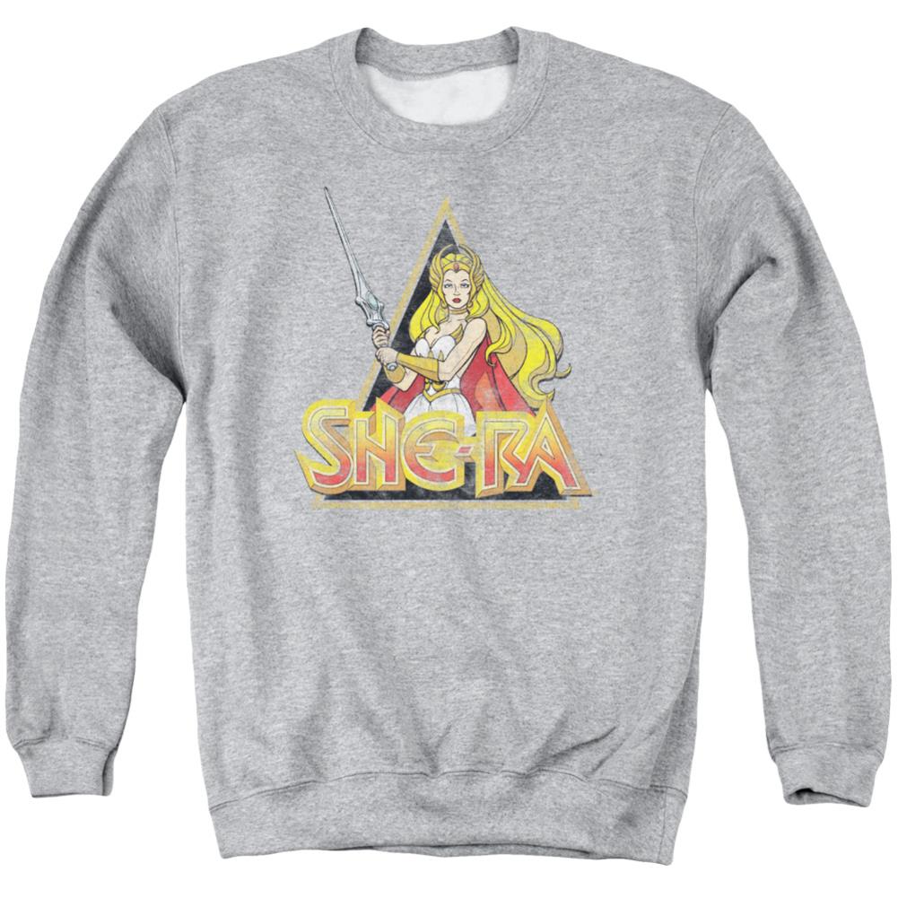 She-Ra Rough Ra Men's Crewneck 50 50 Poly Long-Sleeve T-Shirt