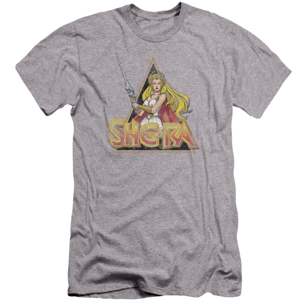 She-Ra Rough Ra Men's Ultra-Soft 30/1 Cotton Slim Short-Sleeve T-Shirt