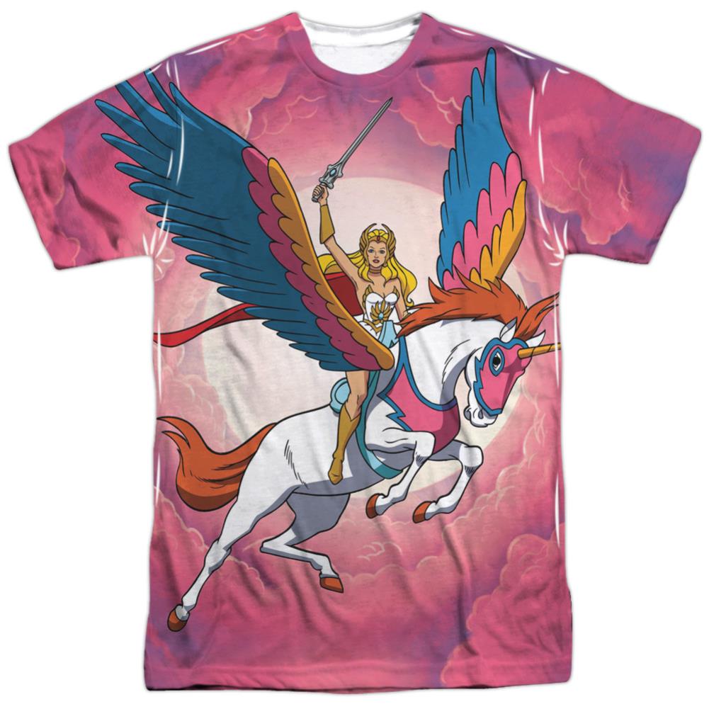She-Ra Sky Power Men's Regular Fit Polyester Short-Sleeve T-Shirt
