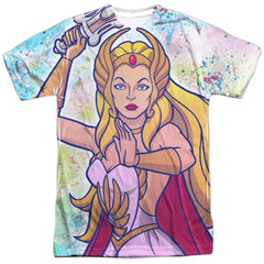 She-Ra Title Men's Regular Fit Polyester Short-Sleeve T-Shirt