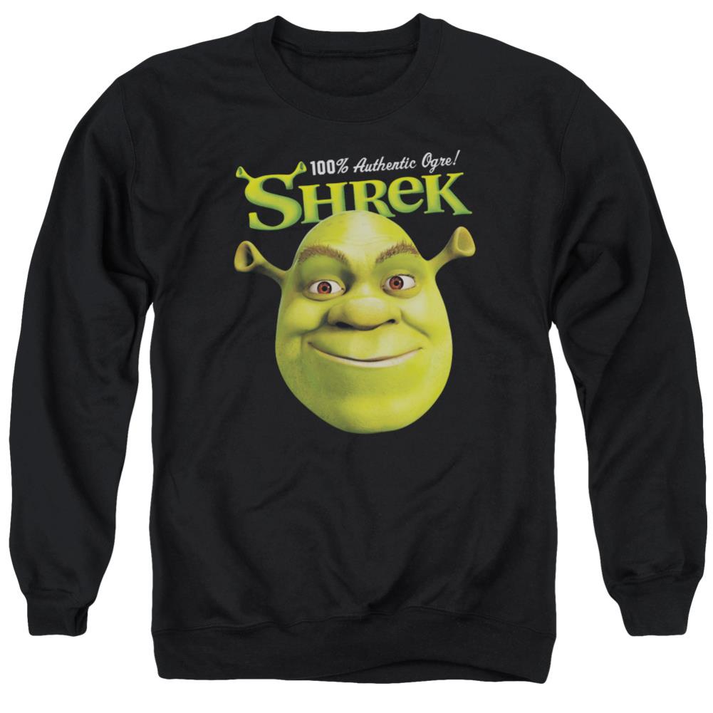 Shrek Authentic Men's Crewneck 50 50 Poly Long-Sleeve T-Shirt