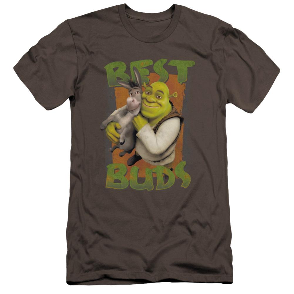 Shrek Buds Men's Ultra-Soft 30/1 Cotton Slim Short-Sleeve T-Shirt
