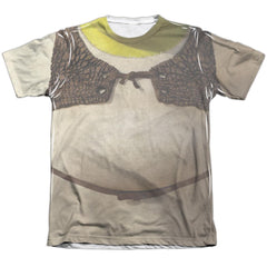 Shrek Costume Men's Regular Fit Poly Cotton Short-Sleeve T-Shirt