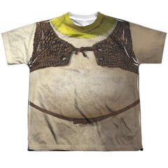 Shrek Costume Youth Regular Fit Poly Short-Sleeve T-Shirt