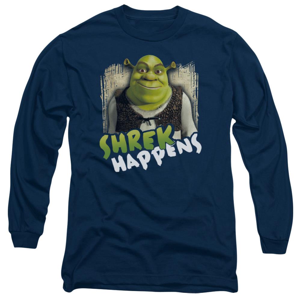 Shrek Happens Men's 18/1 Cotton Long-Sleeve T-Shirt