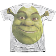 Shrek Head Men's Regular Fit Poly Cotton Short-Sleeve T-Shirt