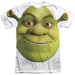 Shrek Head Men's Regular Fit Polyester Short-Sleeve T-Shirt