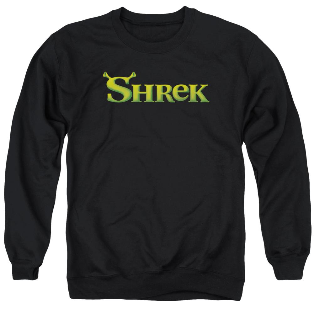 Shrek Logo Men's Crewneck 50 50 Poly Long-Sleeve T-Shirt