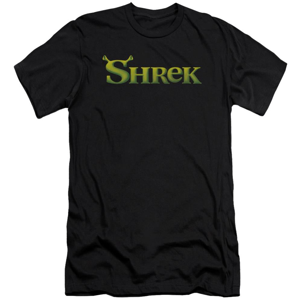 Shrek Logo Men's Ultra-Soft 30/1 Cotton Slim Short-Sleeve T-Shirt