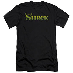 Shrek Logo Men's Ultra-Soft 30/1 Cotton Slim Short-Sleeve T-Shirt