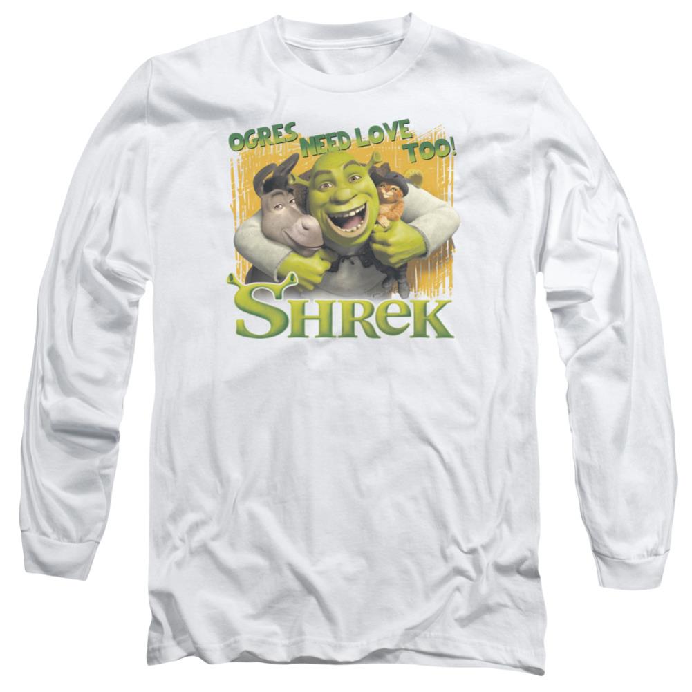 Shrek Ogres Need Love Men's 18/1 Cotton Long-Sleeve T-Shirt