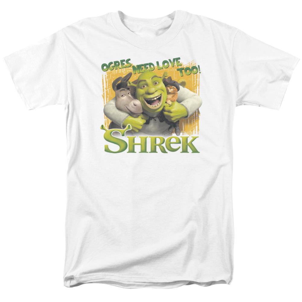 Shrek Ogres Need Love Men's 18/1 Cotton Short-Sleeve T-Shirt