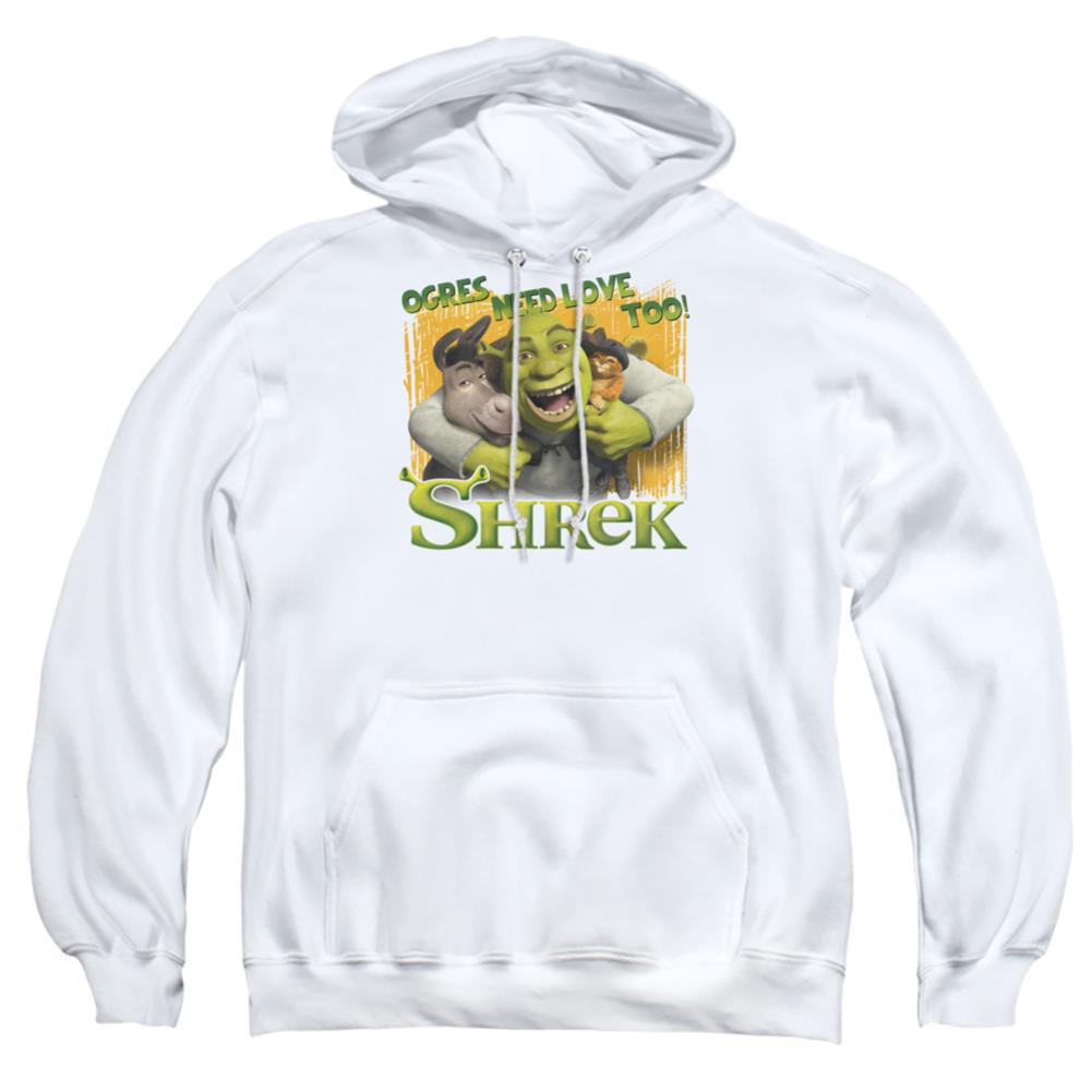 Shrek Ogres Need Love Men's Pull-Over 75 25 Poly Hoodie