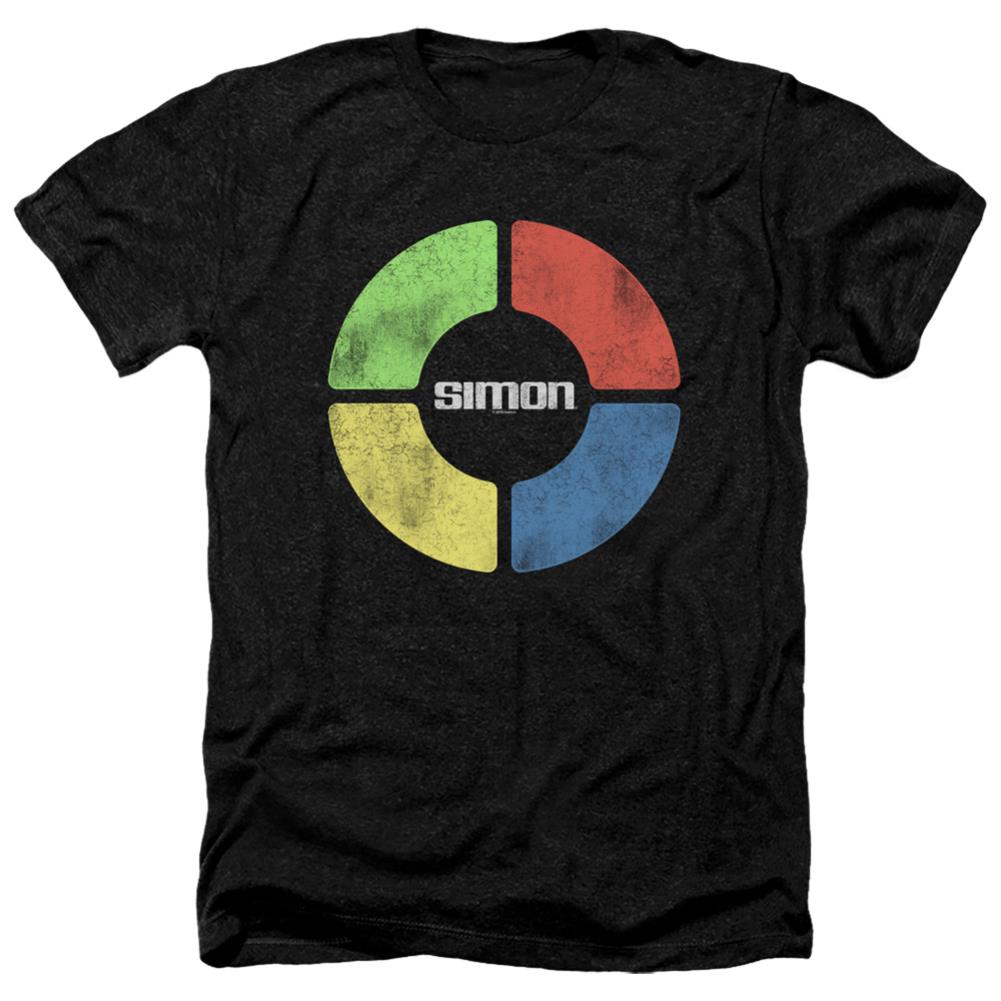 Simon Simple Simon Men's 30/1 Heather 60 40 Poly Short-Sleeve T-Shirt