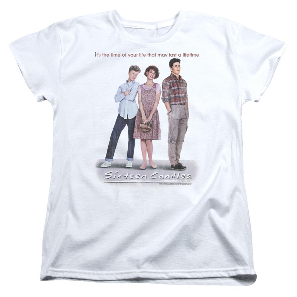 Sixteen Candles Poster Women's 18/1 Cotton Short-Sleeve T-Shirt