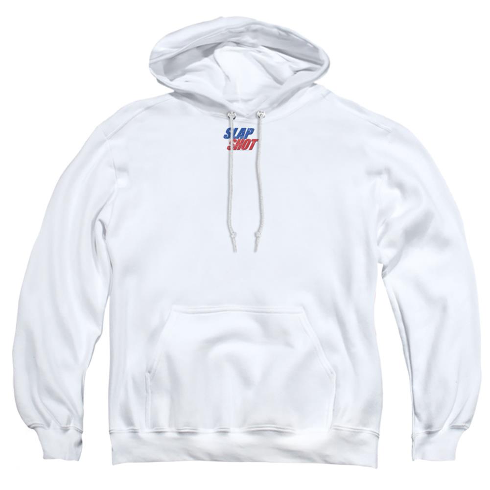 Slap Shot Blue & Red Logo Men's Pull-Over 75 25 Poly Hoodie