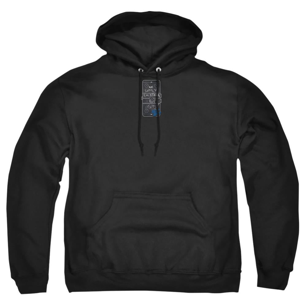 Slap Shot Chalkboard Men's Pull-Over 75 25 Poly Hoodie