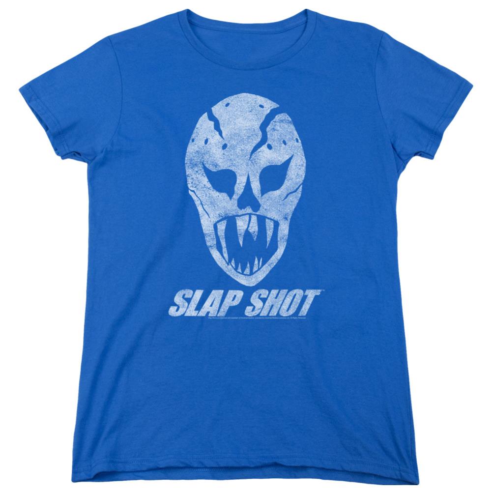 Slap Shot The Mask Women's 18/1 Cotton Short-Sleeve T-Shirt