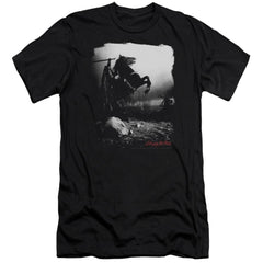 Sleepy Hollow Foggy Night Men's Ultra-Soft 30/1 Cotton Slim Short-Sleeve T-Shirt