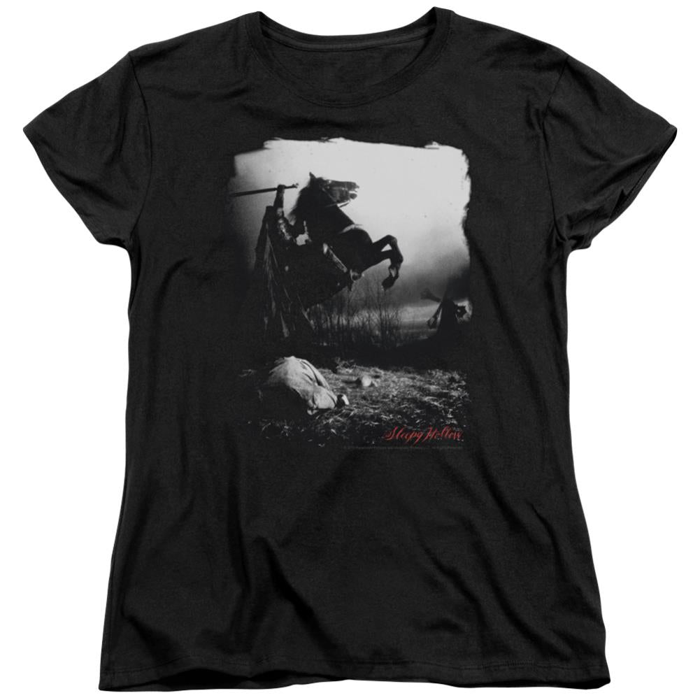 Sleepy Hollow Foggy Night Women's 18/1 Cotton Short-Sleeve T-Shirt
