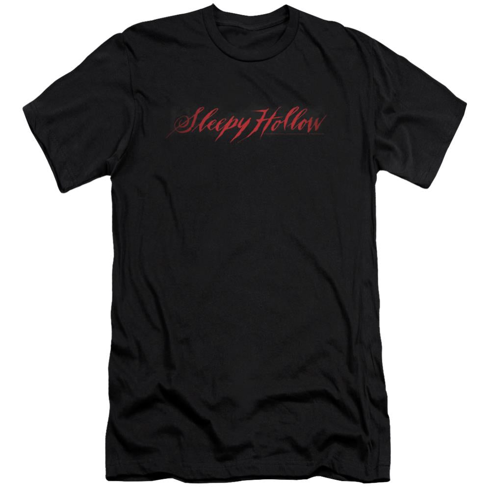 Sleepy Hollow Logo Men's Ultra-Soft 30/1 Cotton Slim Short-Sleeve T-Shirt
