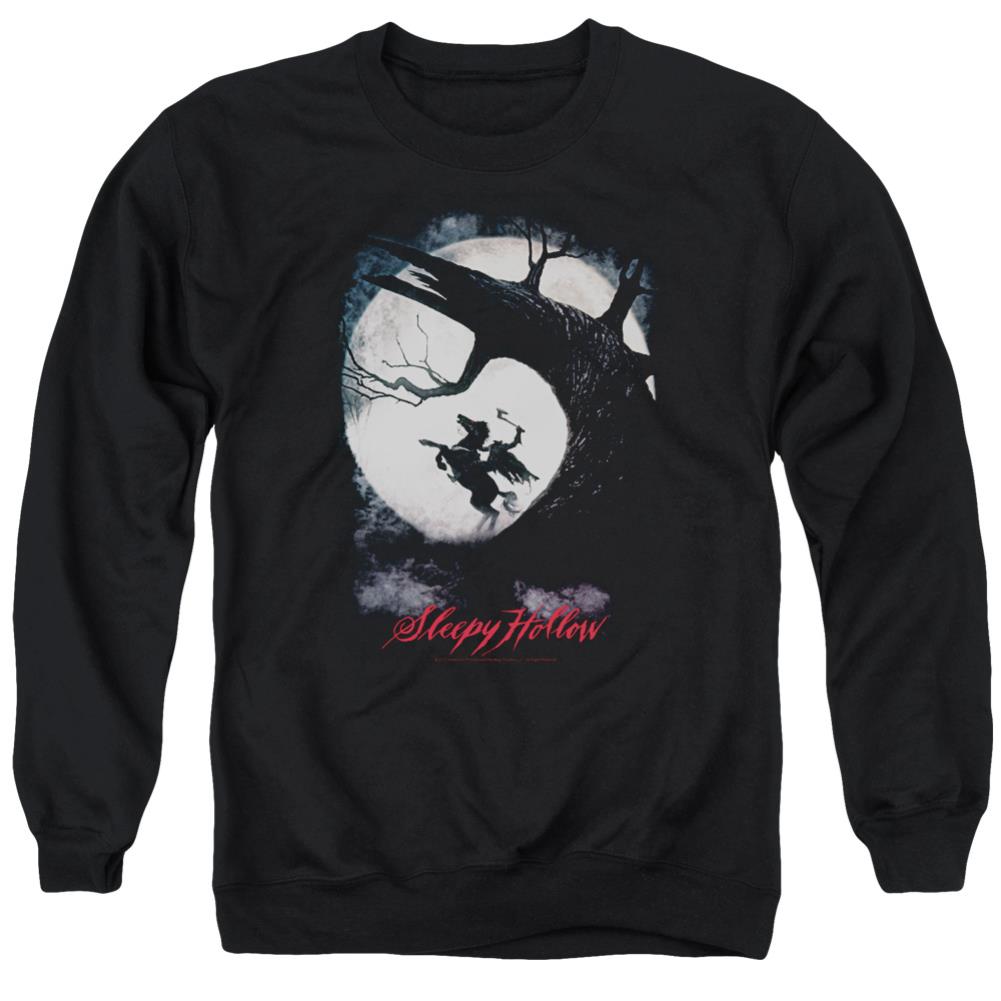 Sleepy Hollow Poster Men's Crewneck 50 50 Poly Long-Sleeve T-Shirt