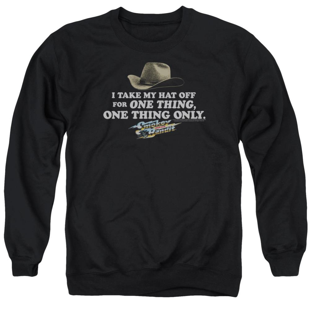 Smokey And The Bandit Hat Men's Crewneck 50 50 Poly Long-Sleeve T-Shirt