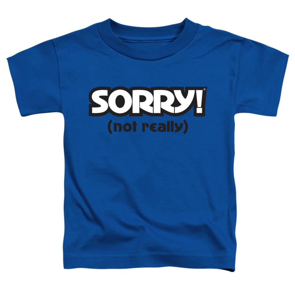 Sorry Not Sorry Toddler 18/1 Cotton Short-Sleeve T-Shirt