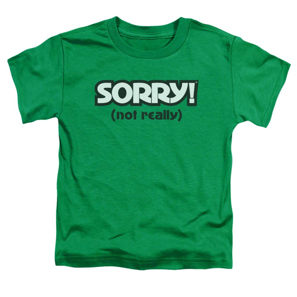 Sorry Not Sorry Toddler 18/1 Cotton Short-Sleeve T-Shirt