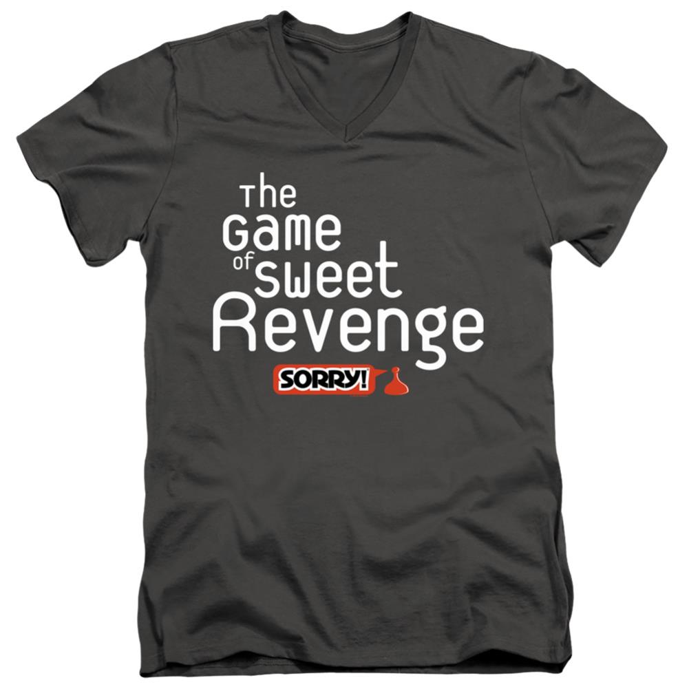 Sorry Sweet Revenge Men's 30/1 Cotton Slim V-Neck T-Shirt