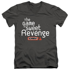 Sorry Sweet Revenge Men's 30/1 Cotton Slim V-Neck T-Shirt