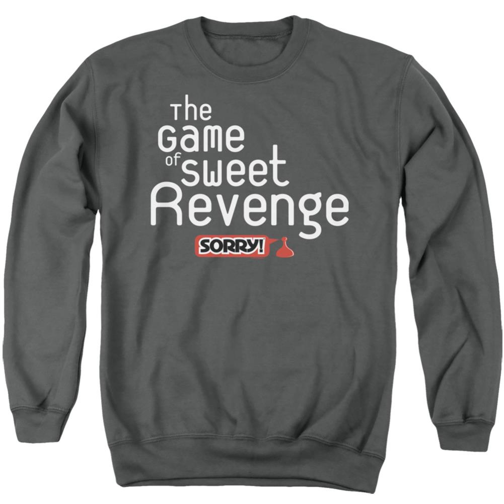 Sorry Sweet Revenge Men's Crewneck 50 50 Poly Long-Sleeve T-Shirt