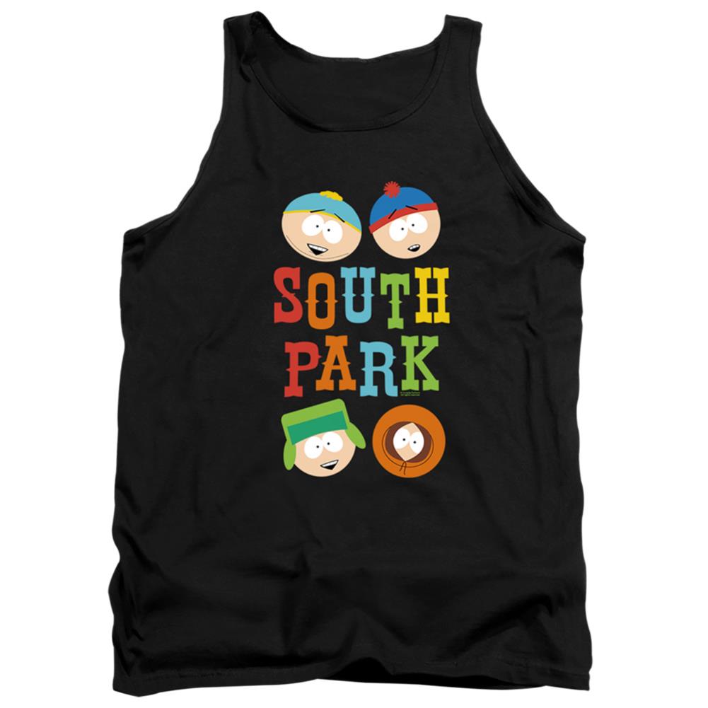 South Park Best Buds Men's 18/1 Cotton Tank Top