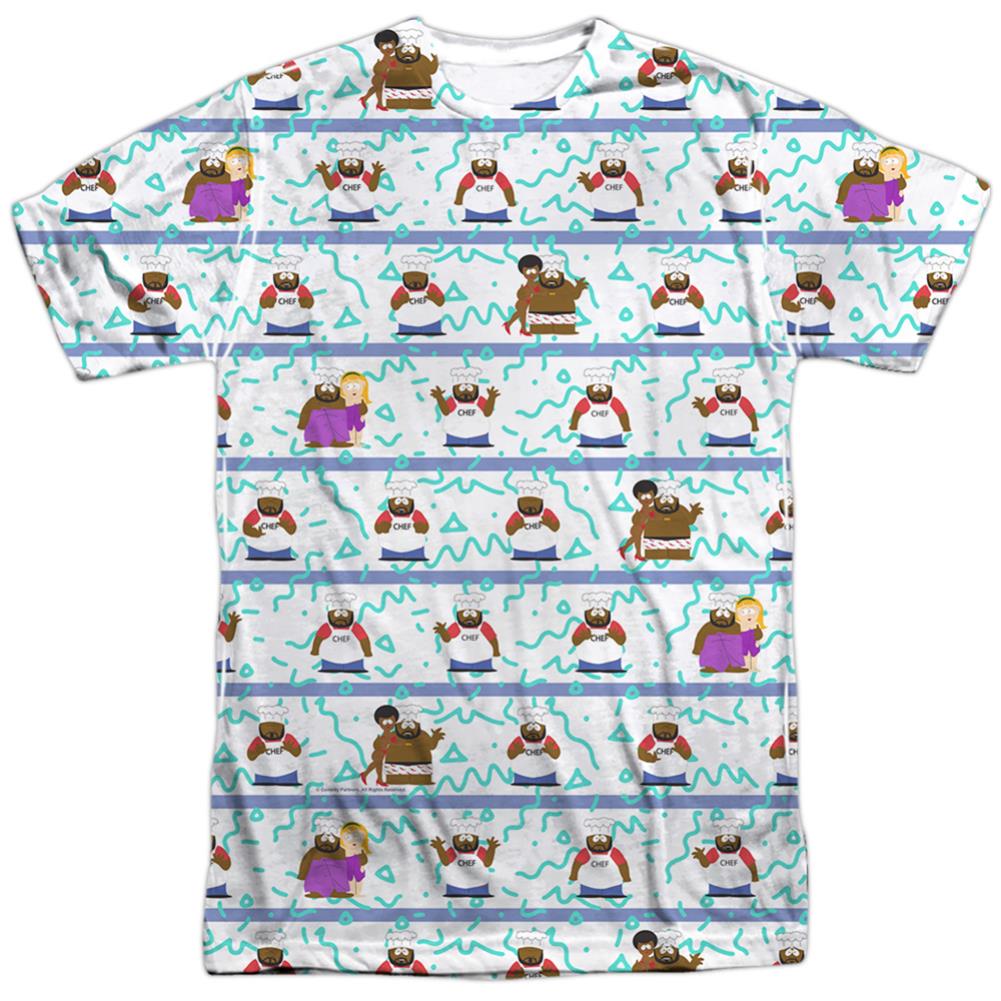 South Park Chef Vibing Men's Regular Fit Polyester Short-Sleeve T-Shirt