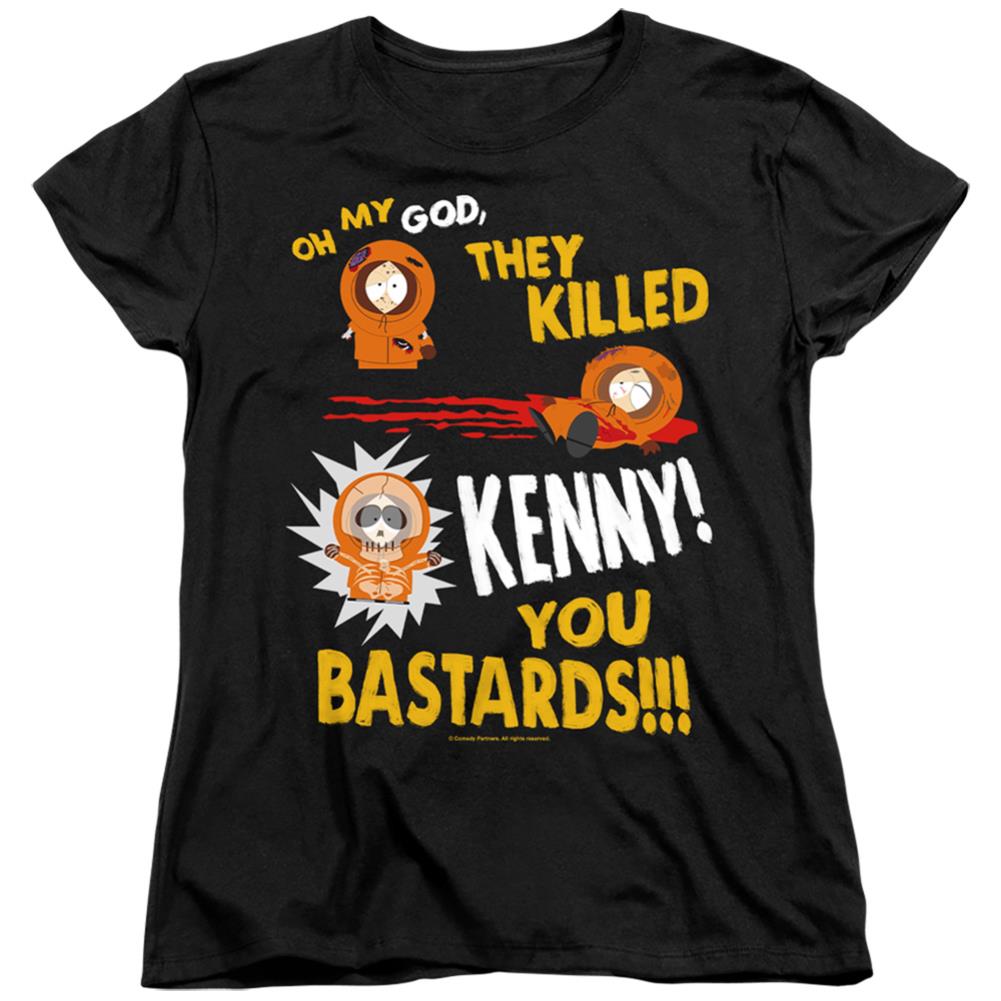South Park Dead Kenny Women's 18/1 Cotton Short-Sleeve T-Shirt