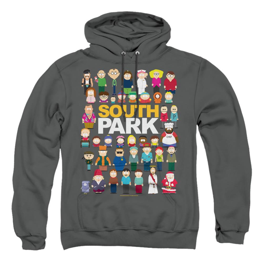 South Park Full Cast Men's Pull-Over 75 25 Poly Hoodie
