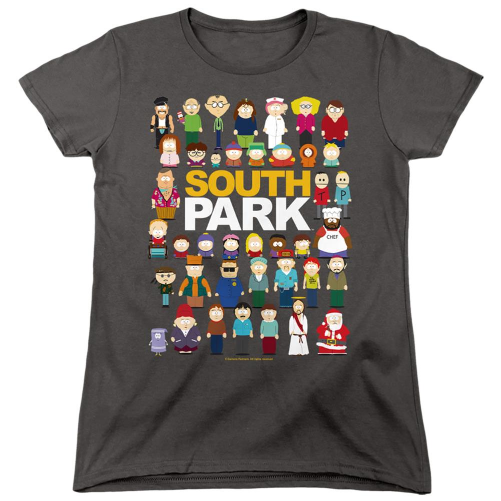 South Park Full Cast Women's 18/1 Cotton Short-Sleeve T-Shirt