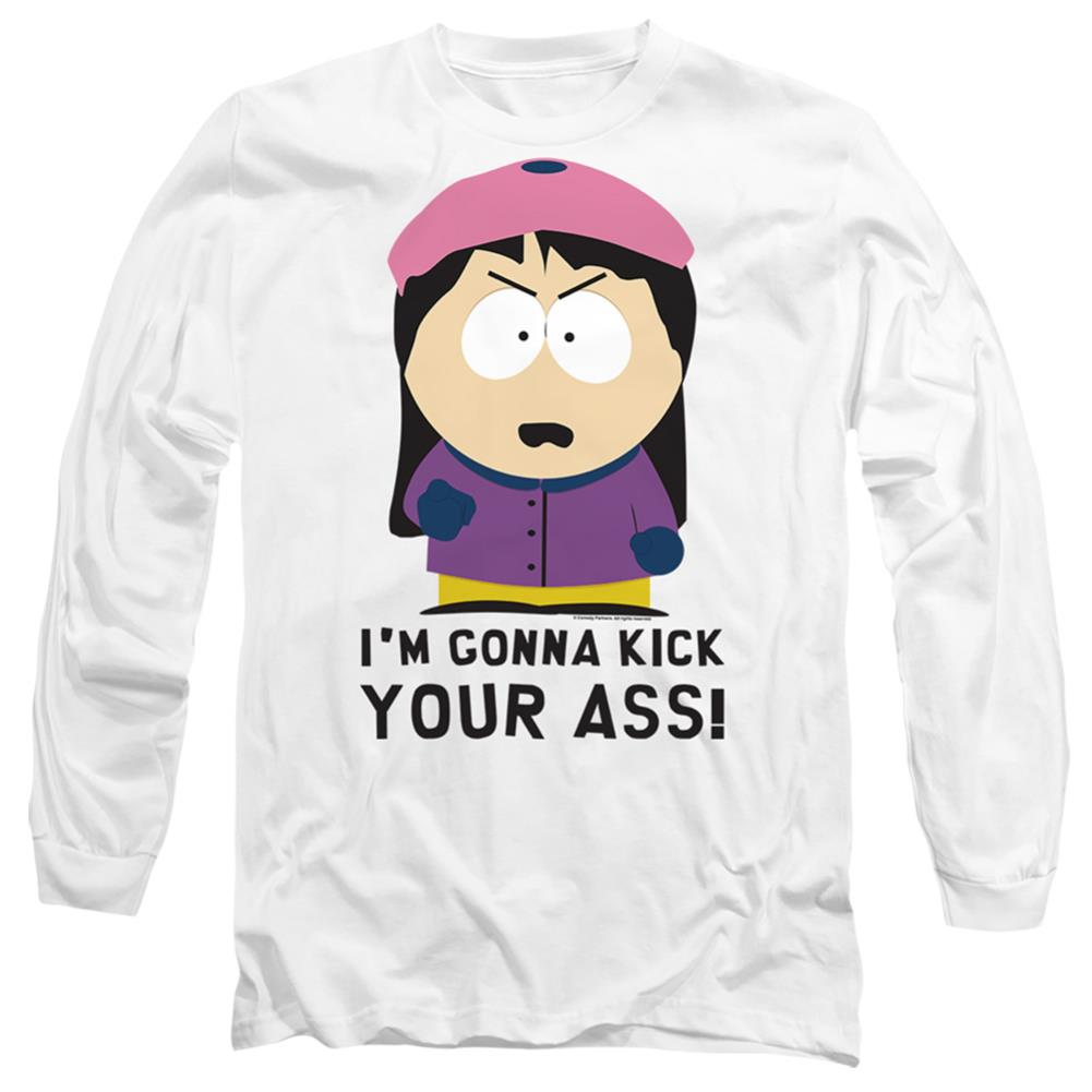South Park Im Gonna Kick Your Ass Men's 18/1 Cotton Long-Sleeve T-Shirt