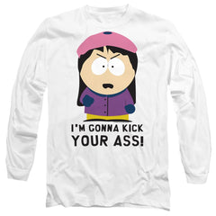 South Park Im Gonna Kick Your Ass Men's 18/1 Cotton Long-Sleeve T-Shirt