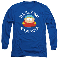 South Park Kick You In The Nuts Men's 18/1 Cotton Long-Sleeve T-Shirt