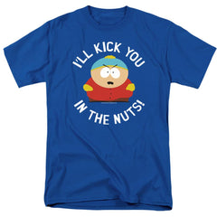 South Park Kick You In The Nuts Men's 18/1 Cotton Short-Sleeve T-Shirt