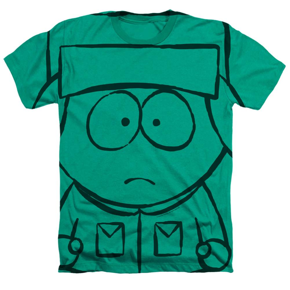 South Park Kyle Men's 30/1 Cotton Poly SS Heather T