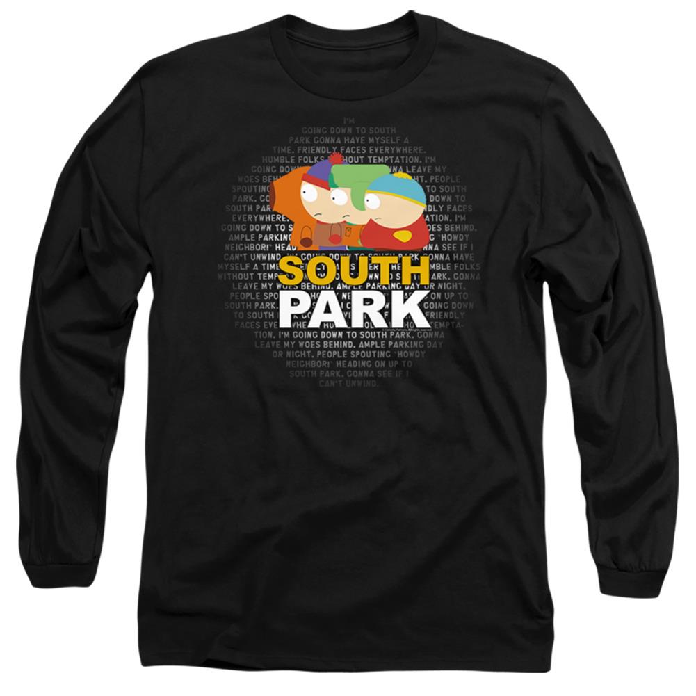 South Park Lyrics Men's 18/1 Cotton Long-Sleeve T-Shirt