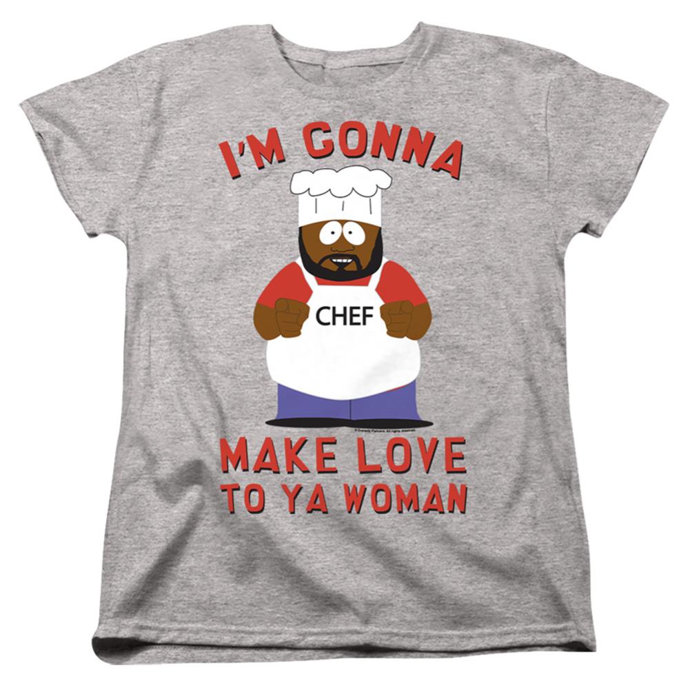 South Park Make Love Women's 18/1 Cotton Short-Sleeve T-Shirt