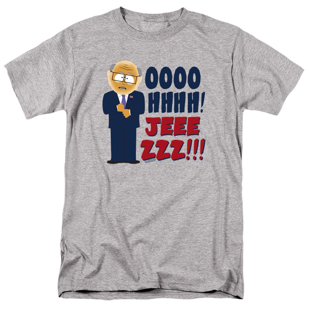 South Park Oh Jeez Men's 18/1 Cotton Short-Sleeve T-Shirt