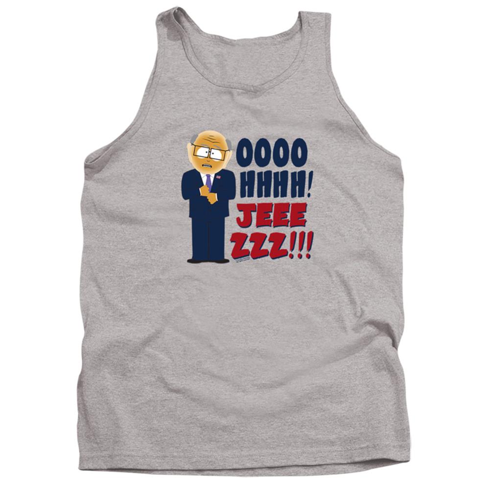 South Park Oh Jeez Men's 18/1 Cotton Tank Top