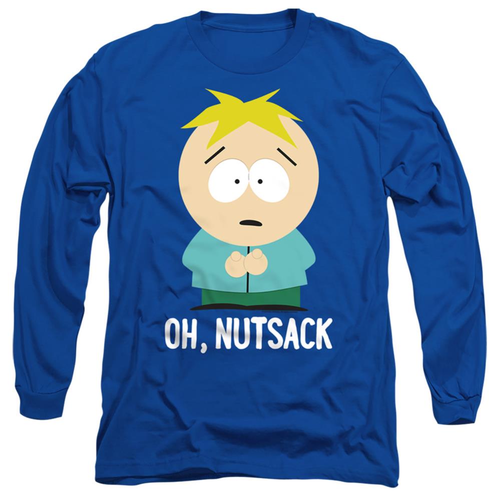 South Park Oh Nutsack Men's 18/1 Cotton Long-Sleeve T-Shirt